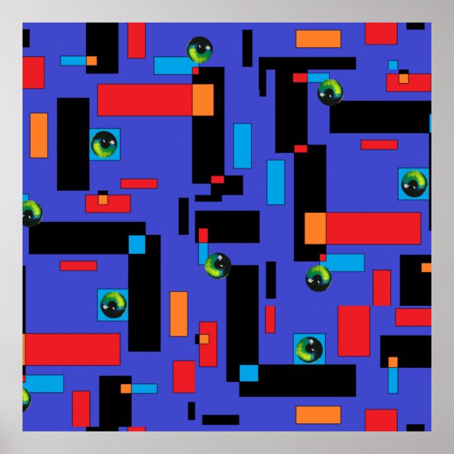 The Mummy I - Ken Gauge Abstract Art Poster (Front)