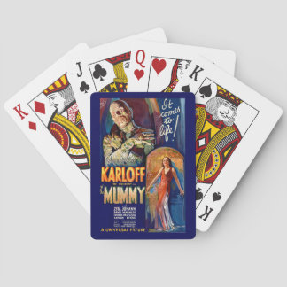 The Mummy Vintage Horror Movie Poster Playing Cards