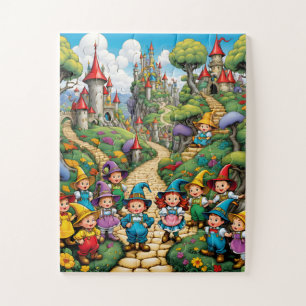 The Munchkins from the Wizard of Oz Jigsaw Puzzle