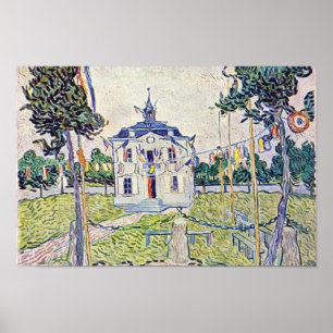 The Municipal House In Auvers By Vincent Van Gogh Poster