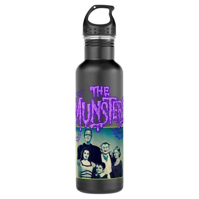 The Munster Family Art Design Tee Legends  710 Ml Water Bottle (Front)
