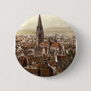 The Munster, Freiburg, Baden, Germany magnificent 2 Inch Round Button