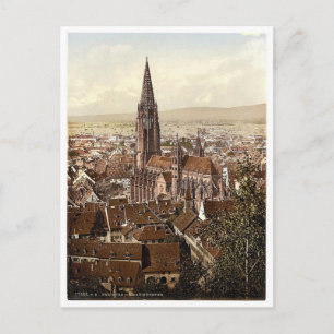 The Munster, Freiburg, Baden, Germany magnificent Postcard