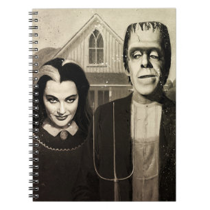 The Munster's American Gothic   Digital Painting Notebook