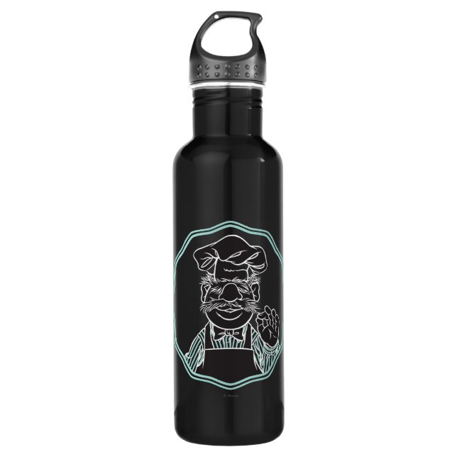 The Muppets | Chef Framed 710 Ml Water Bottle (Front)