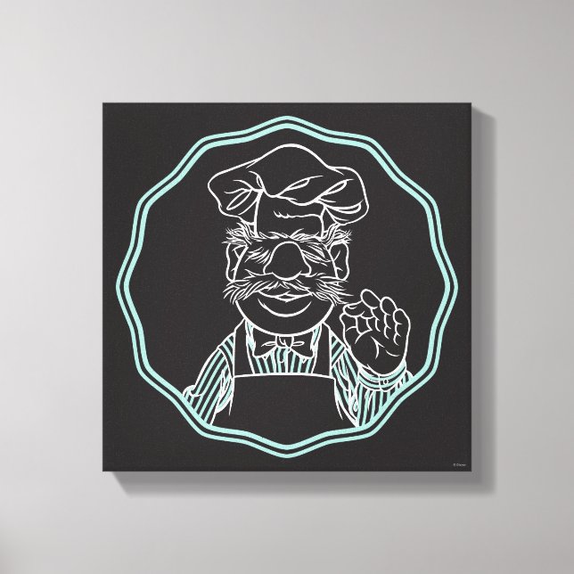 The Muppets | Chef Framed Canvas Print (Front)