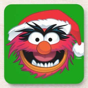 The Muppets Christmas Animal Face Coaster