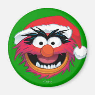 The Muppets Christmas Animal Face Magnet