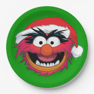 The Muppets   Christmas Animal Face Paper Plate