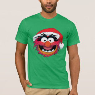 The Muppets Christmas Animal Face T-Shirt