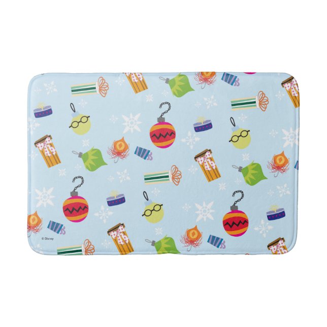 The Muppets | Christmas Holiday Pattern Bath Mat (Front)