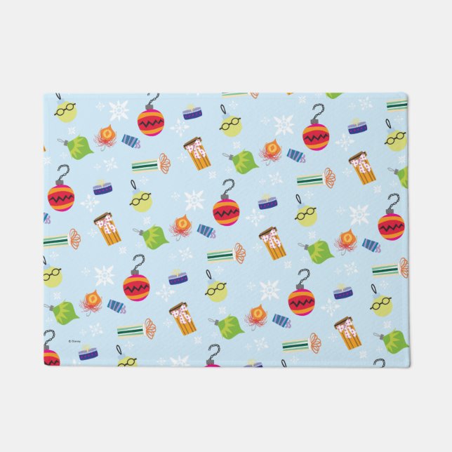 The Muppets | Christmas Holiday Pattern Doormat (Front)