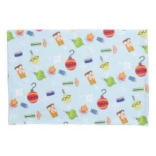 The Muppets   Christmas Holiday Pattern Pillowcase