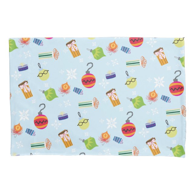 The Muppets | Christmas Holiday Pattern Pillowcase (Front)