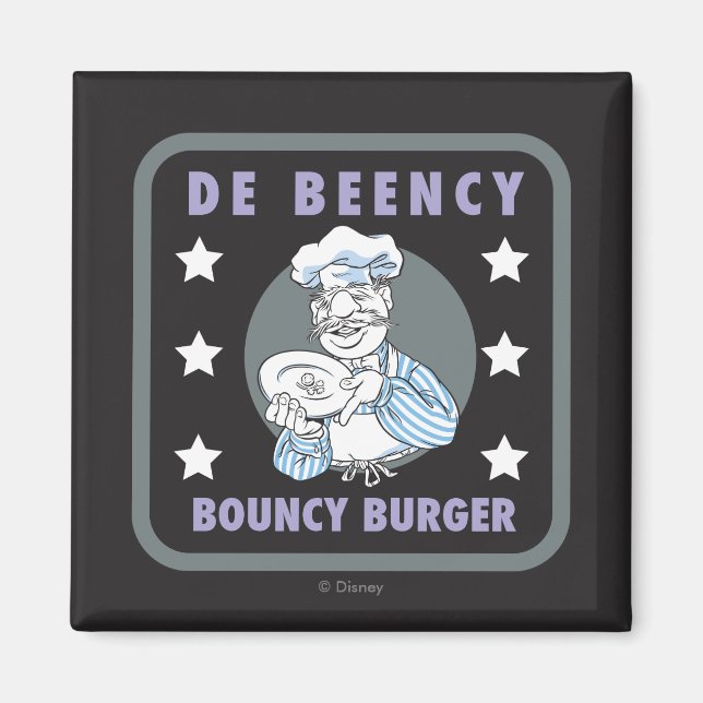 The Muppets | De Beency Bouncy Burger Logo Magnet (Front)