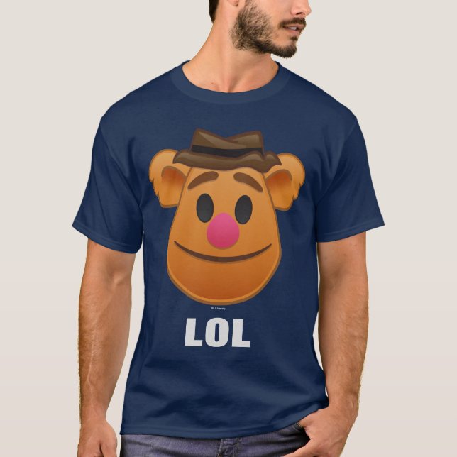 The Muppets| Fozzie Bear Emoji T-Shirt (Front)