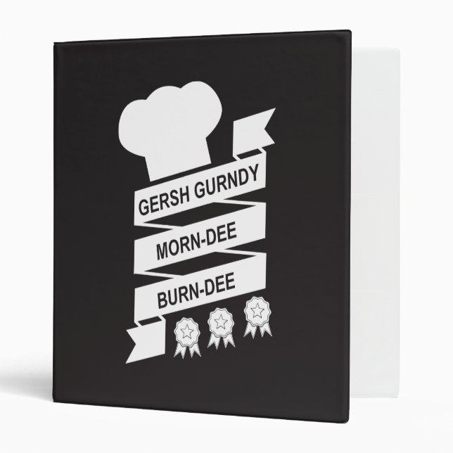 The Muppets | Gersh Gurndy Morn-Dee Burndee Binder (Front/Inside)