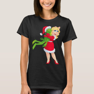 The Muppets Kermit Miss Ggy Christmas  T-Shirt