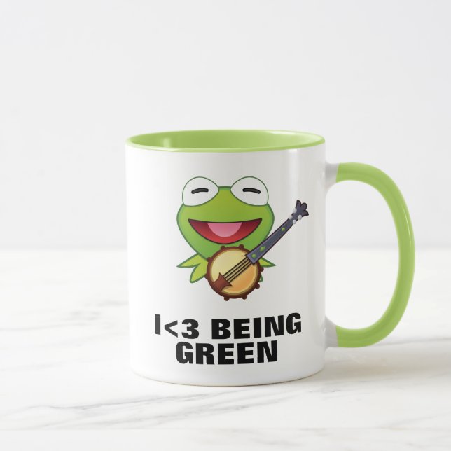 The Muppets| Kermit The Frog Emoji Mug (Right)