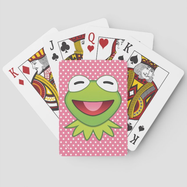 The Muppets| Kermit The Frog Emoji Playing Cards (Back)
