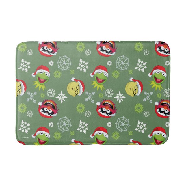 The Muppets | Merry Christmas Pattern Bath Mat (Front)