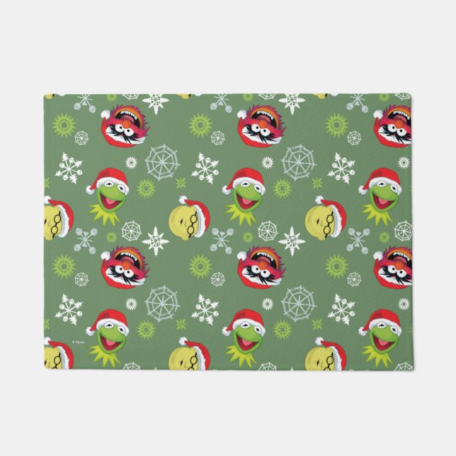 The Muppets | Merry Christmas Pattern Doormat (Front)