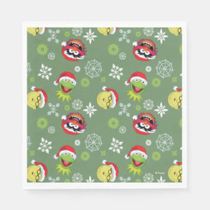 The Muppets Merry Christmas Pattern Napkin