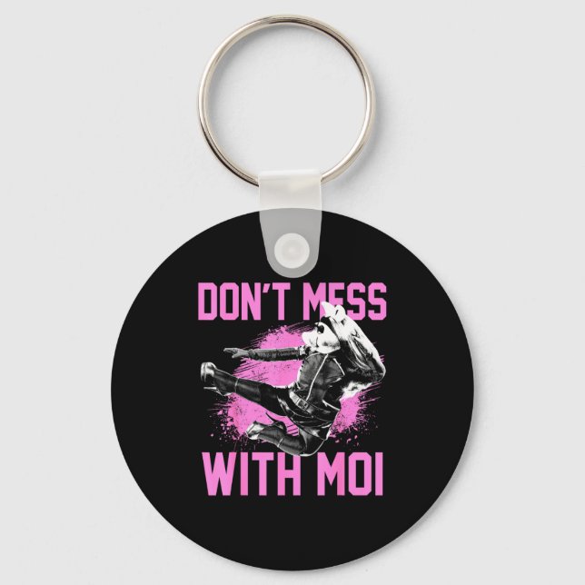The Muppets Miss Ggy Don't Mess With Moi Small  Keychain (Front)