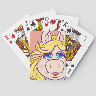The Muppets Miss Piggy Face Disney Playing Cards