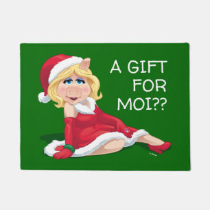 The Muppets   Miss Piggy Santa Claus Doormat