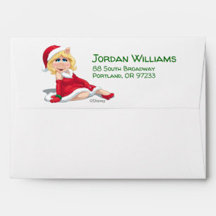 The Muppets Miss Piggy Santa Claus Envelope