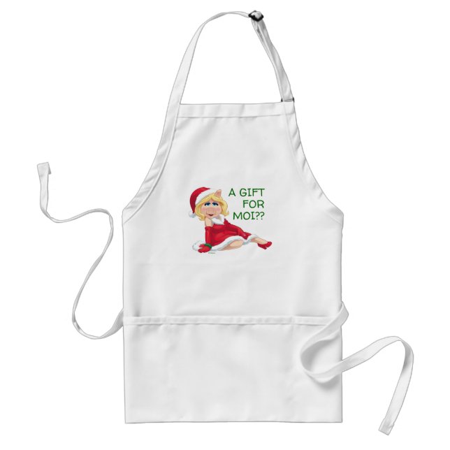 The Muppets | Miss Piggy Santa Claus Standard Apron (Front)