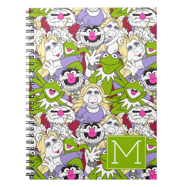 The Muppets | Monogram Oversized Pattern Notebook (Front)