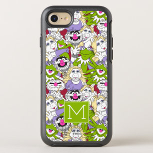 The Muppets   Monogram Oversized Pattern OtterBox Symmetry iPhone 8/7 Case