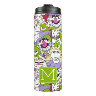 The Muppets   Monogram Oversized Pattern Thermal Tumbler
