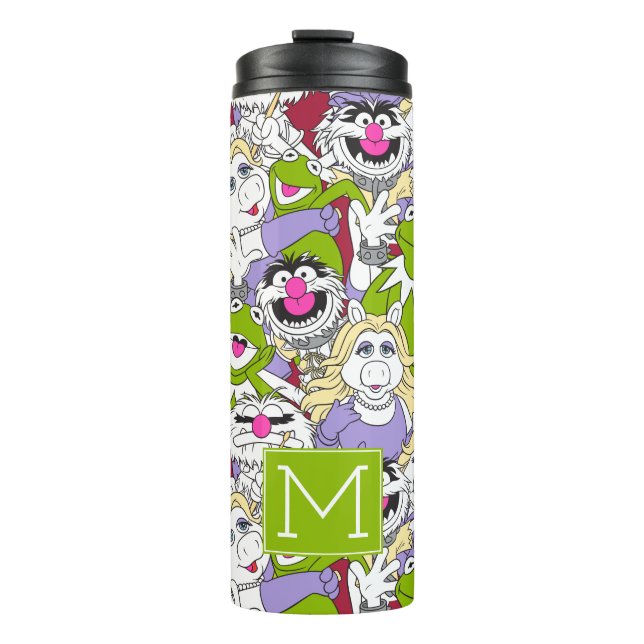 The Muppets | Monogram Oversized Pattern Thermal Tumbler (Front)