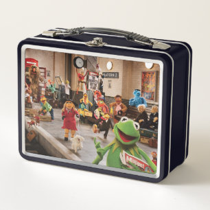 The Muppets Most Wanted   Kermit in Front Metal Lunch Box