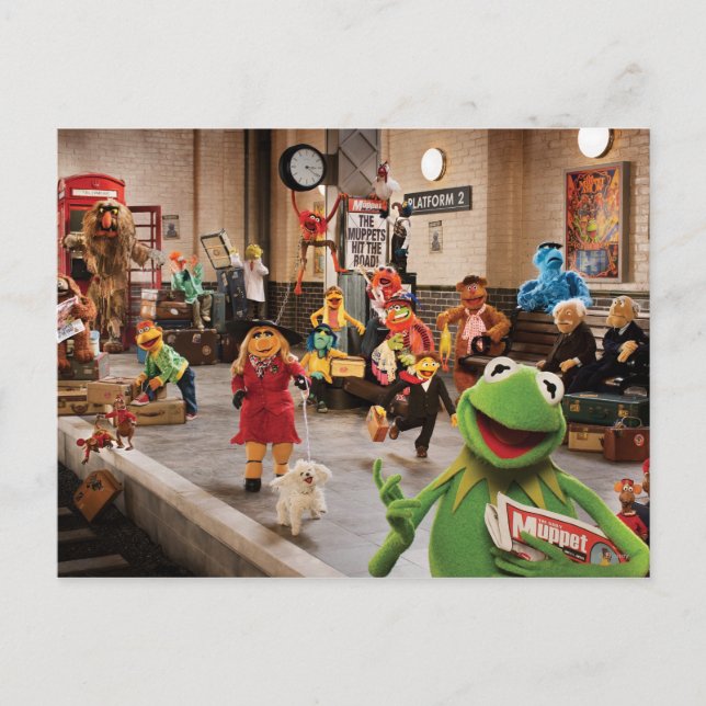 The Muppets Most Wanted | Kermit in Front Postcard (Front)
