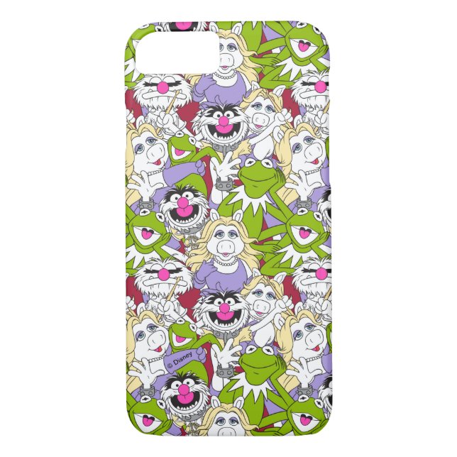 The Muppets | Oversized Pattern Case-Mate iPhone Case (Back)