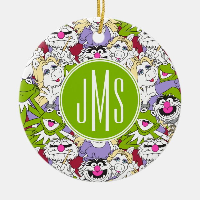 The Muppets | Oversized Pattern Ceramic Ornament (Front)