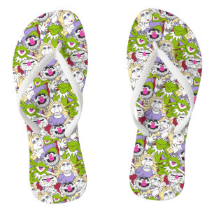 The Muppets   Oversized Pattern Flip Flops