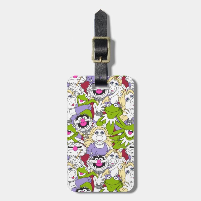 The Muppets | Oversized Pattern Luggage Tag (Front Vertical)