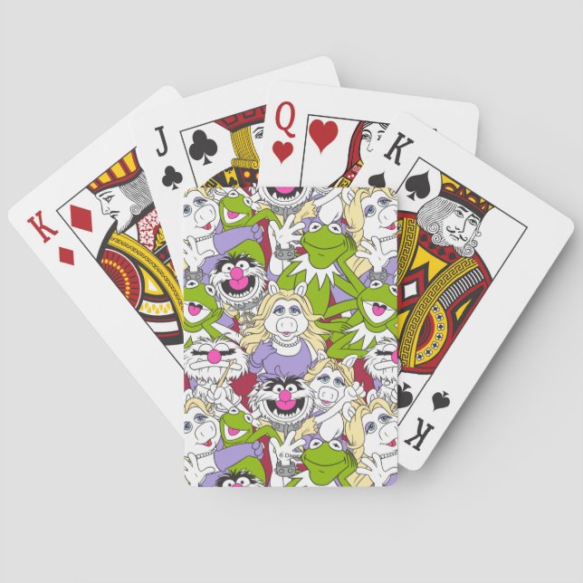 The Muppets | Oversized Pattern Playing Cards (Back)