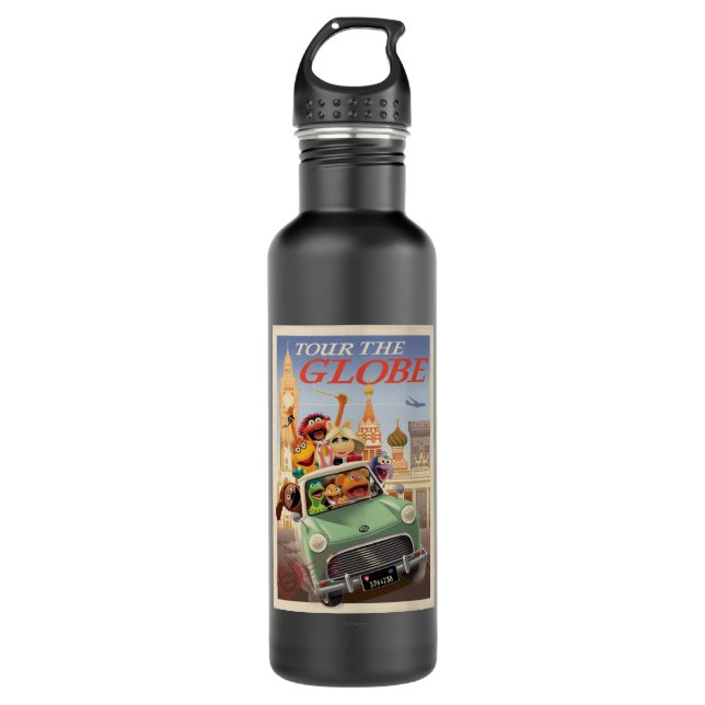 The Muppets Tour the Globe 710 Ml Water Bottle (Front)