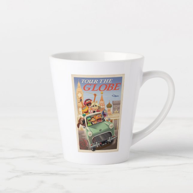 The Muppets Tour the Globe Latte Mug (Right)
