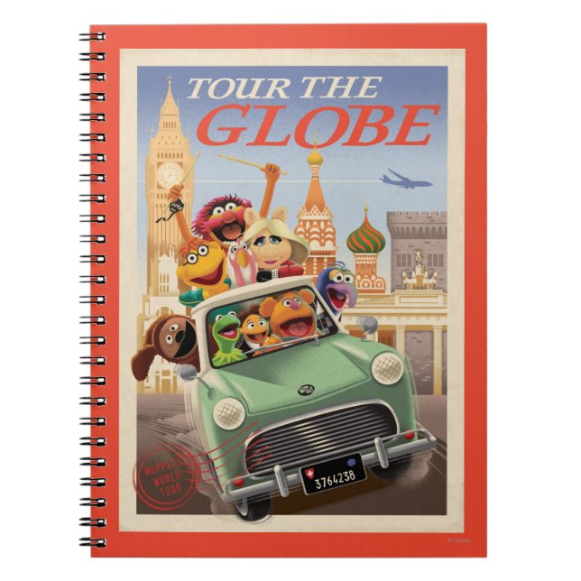 The Muppets Tour the Globe Notebook (Front)