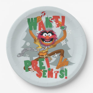 The Muppets   Want Presents Paper Plate