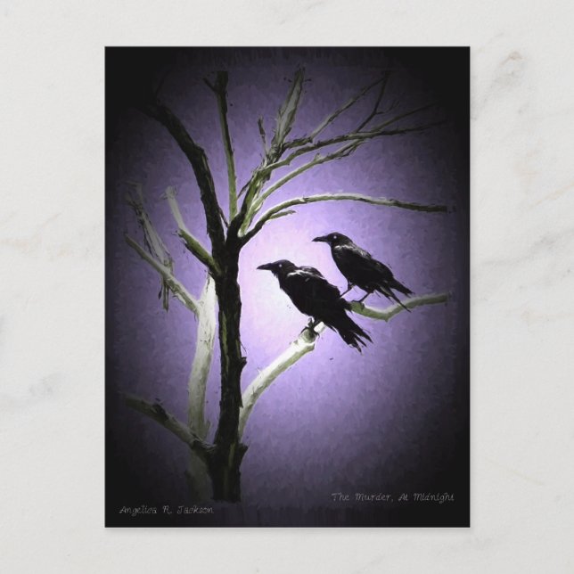 The Murder, At Midnight Postcard (Front)