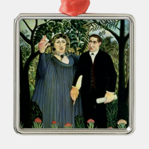 The Muse Inspiring the Poet, 1908-09 Metal Ornament