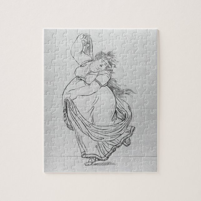 The Muse of Dance, Plate VI from a new edition con Jigsaw Puzzle (Vertical)